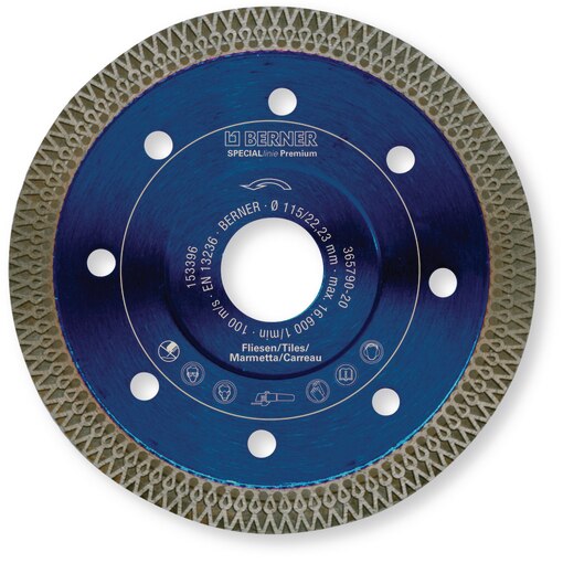 Tarcza diamentowa Premium do fliz 125X22,2